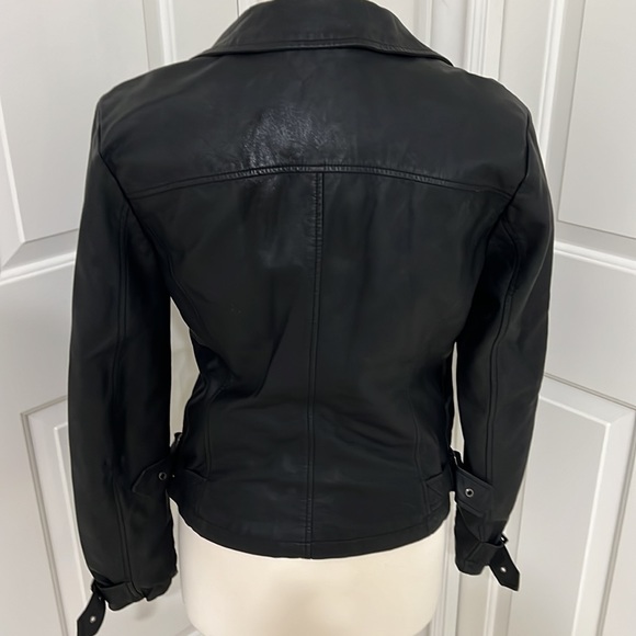 Max studio faux leather biker jacket - Picture 5 of 7